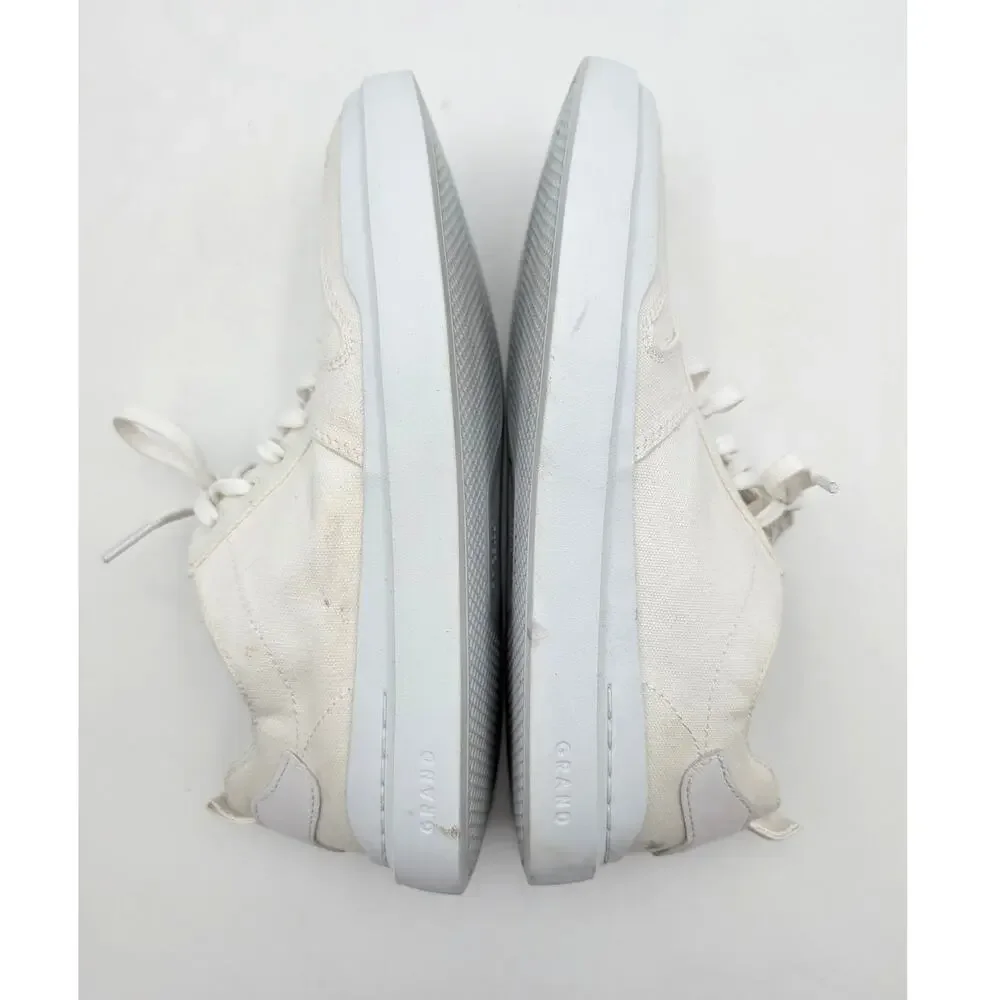 Cole Haan GrandPro Rally Canvas Court Sneaker Men's White Size US7M EU40